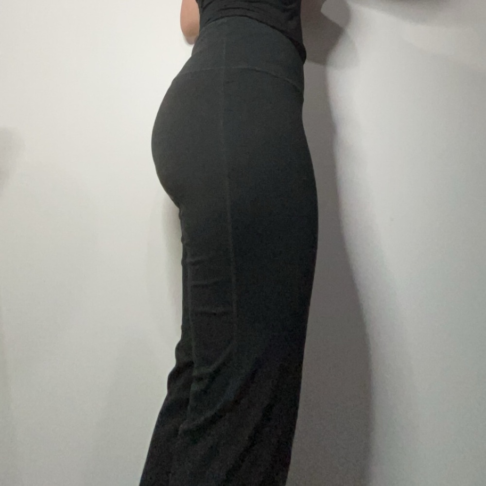 black boot-cut leggings “athletic works” dri-more